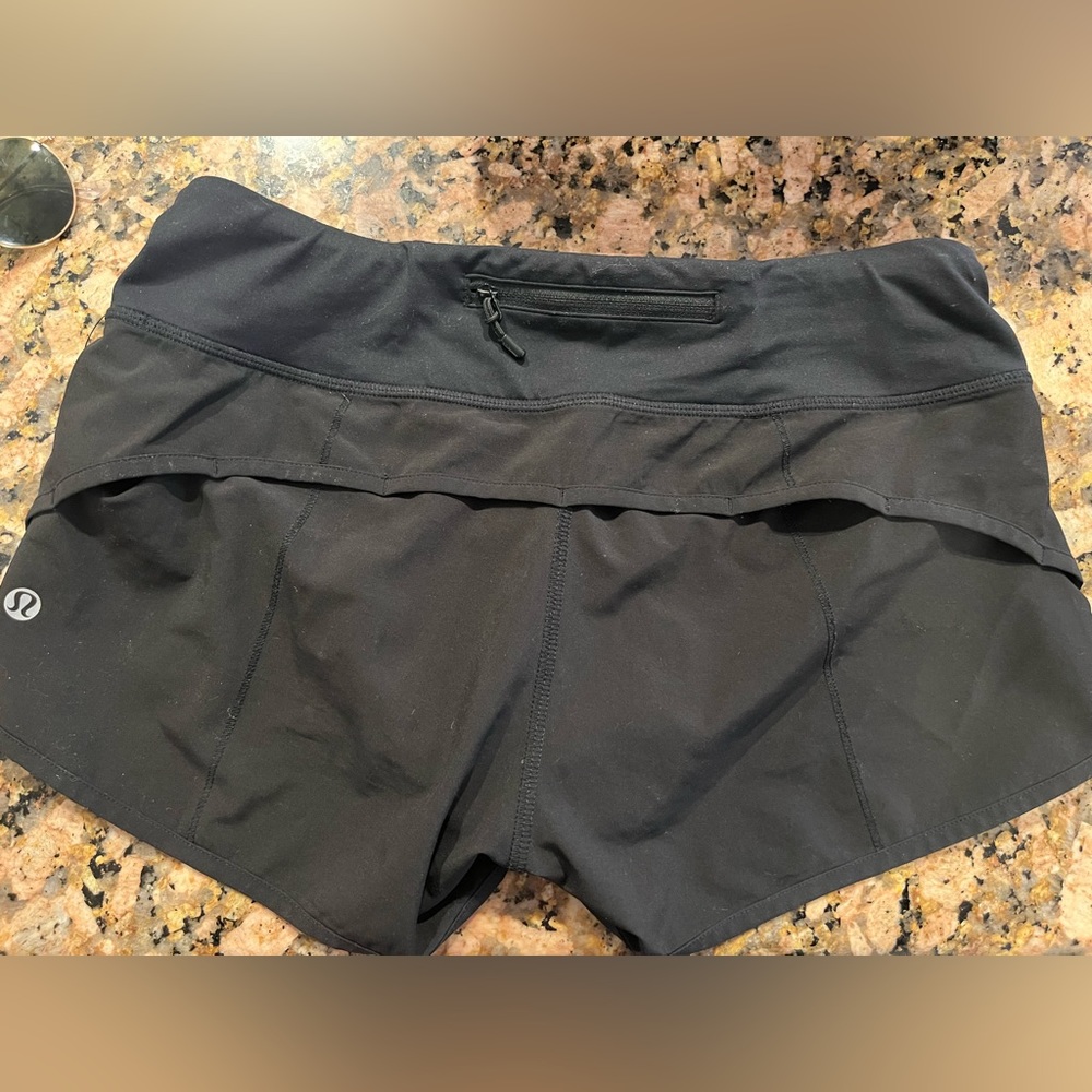 Black lululemon shorts